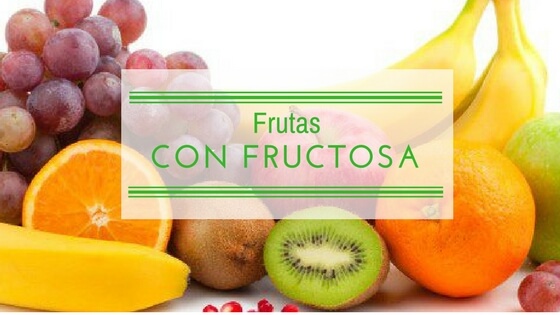 frutas con fructosa