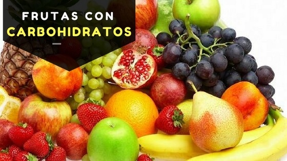 frutas con carbohidratos